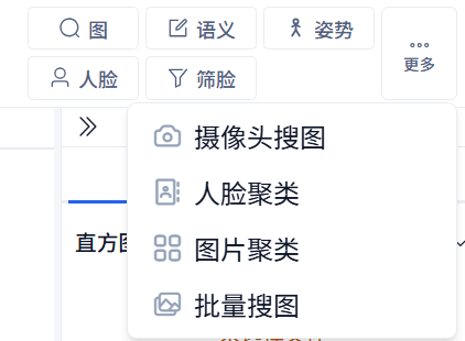 更多菜单里的人脸聚类入口